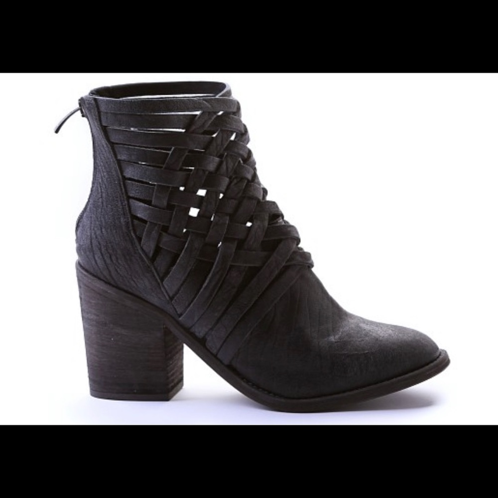 Free People Carrera Heel Boot Black